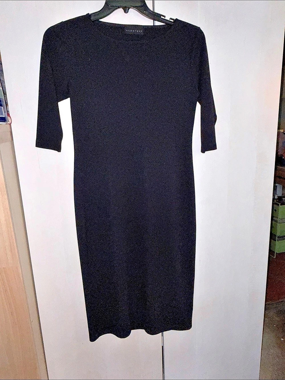 Asparagus by Free People Black Midi Dress Like New